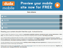 Tablet Screenshot of katejohanns.com